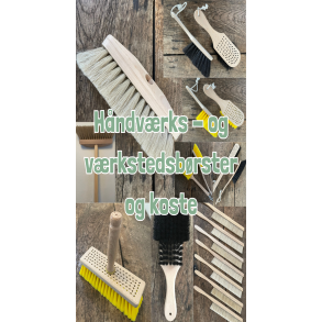 H&aring;ndv&aelig;rks - og v&aelig;rkstedb&oslash;rster og koste