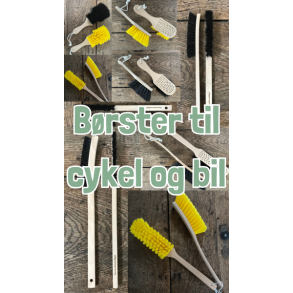 B&oslash;rster til cykel og bil