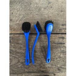 Opvaskebrste med plastikskaft